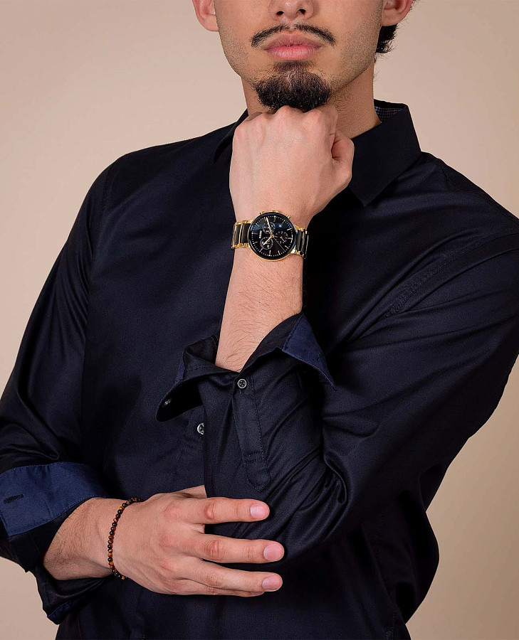 Часы Rado Centrix Chronograph R30211152 — мужские, сталь + керамические вставки