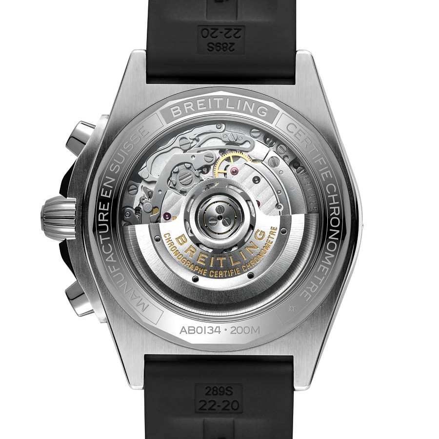Часы Breitling Chronomat B01 42 mm AB0134721B1S1 — силикон, мужские