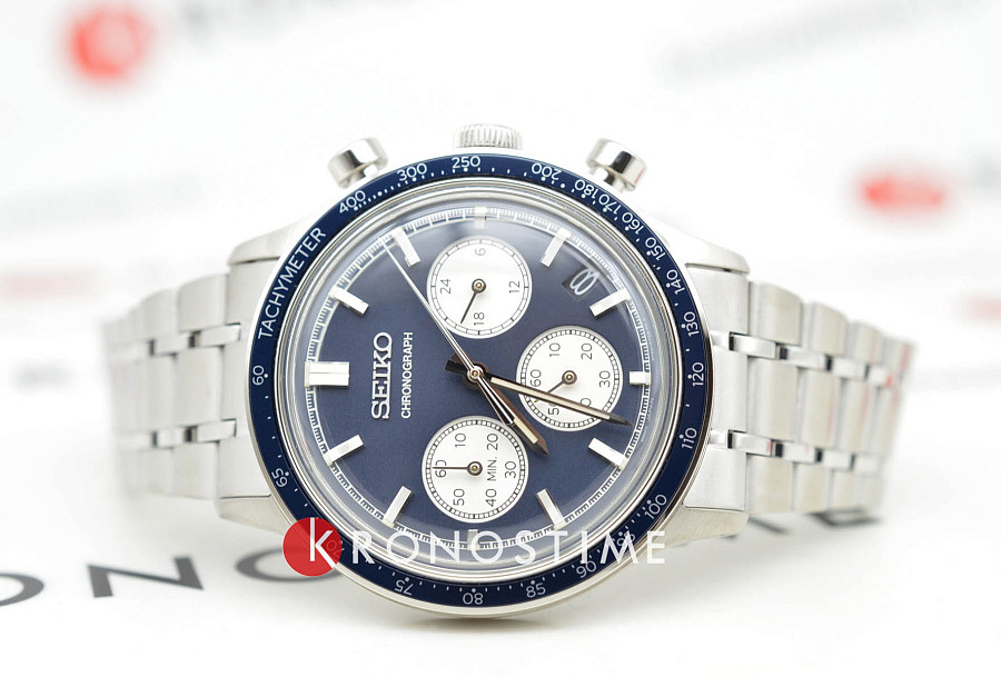 Часы Seiko Discover More SSB477P1 — кварцевые, металл сталь