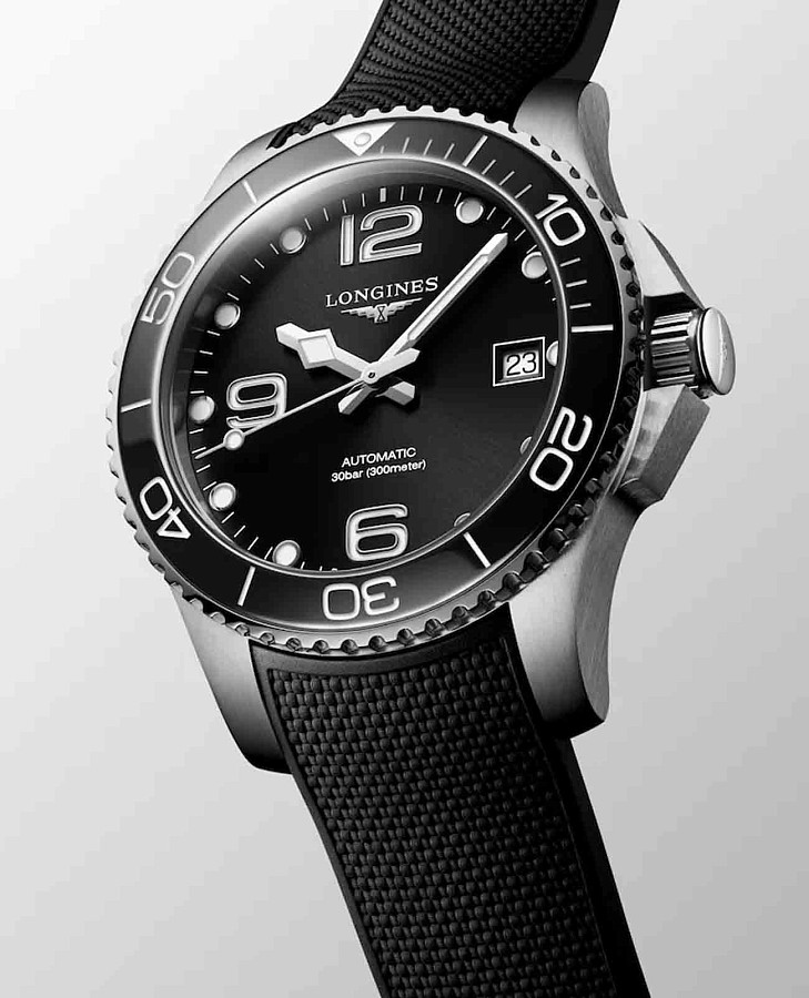 Часы Longines HydroConquest L3.780.4.56.9 — каучук, мужские