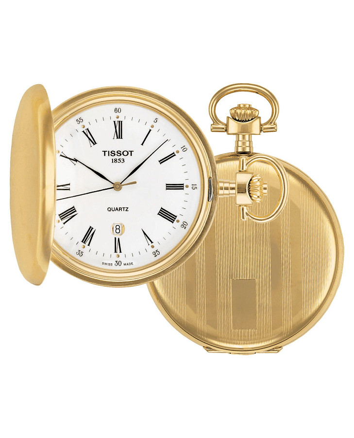Часы Tissot Savonnette T83.4.553.13 — мужские, белый
