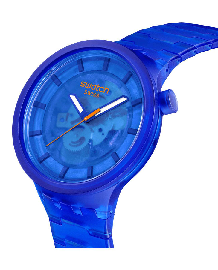Часы Swatch Big Bold Biosourced Lacquered SB05N116 — мужские, биоматериал