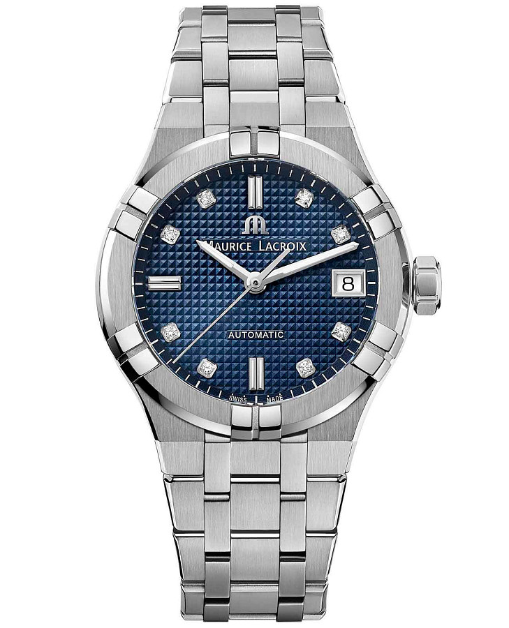 Часы Maurice Lacroix Aikon Automatic AI6006-SS002-450-1 — женские, синий