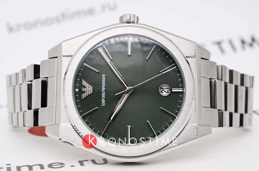 Часы Emporio Armani Federico AR11621 — кварцевые, металл сталь