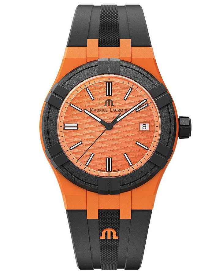 Часы Maurice Lacroix Aikon Tide AI2008-50050-300-0 — мужские, оранжевый
