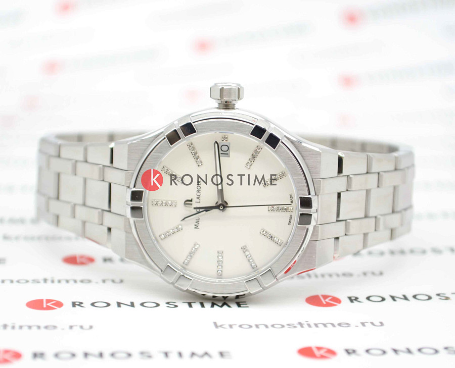 Часы Maurice Lacroix Aikon Quartz AI1106-SS002-150-1 — нержавеющая сталь, женские