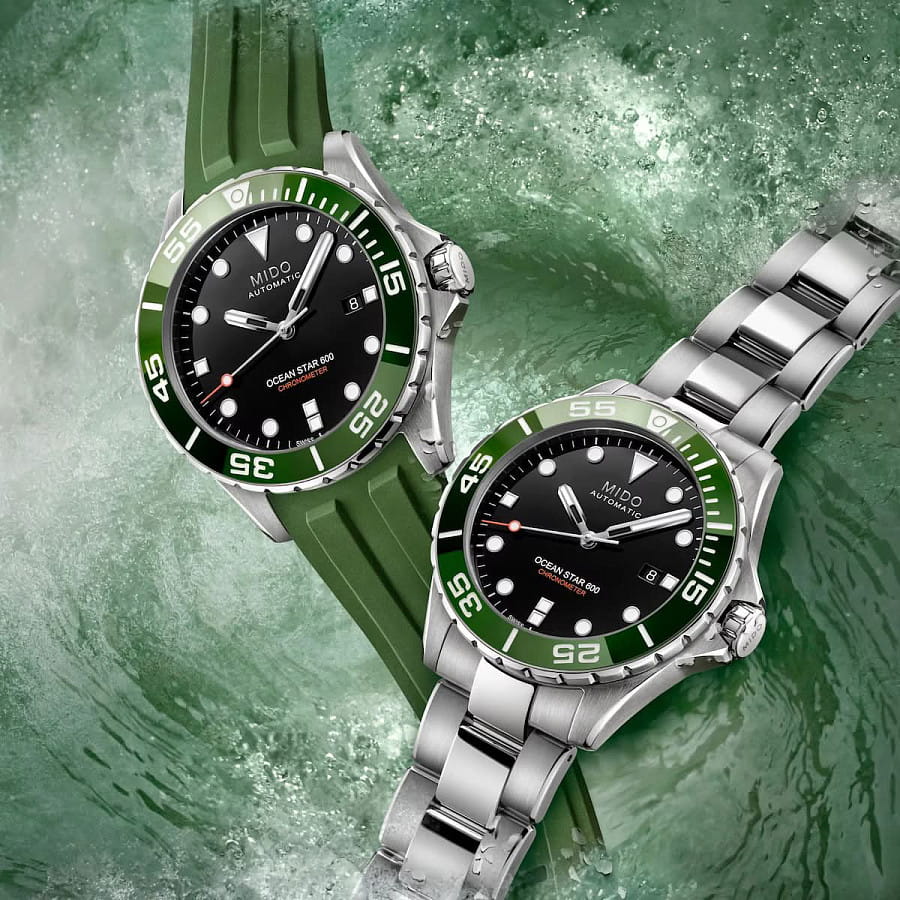 Часы Mido Ocean Star 600 Chronometer M026.608.11.051.01 — нержавеющая сталь с pvd-покрытием, мужские