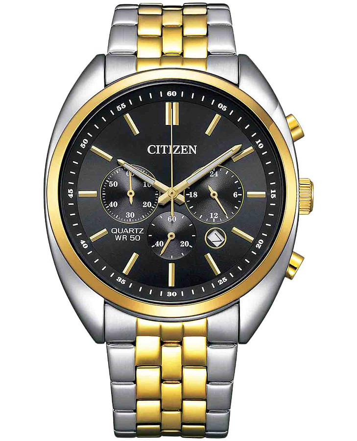 Часы Citizen Chronograph AN8214-55E — мужские, черный
