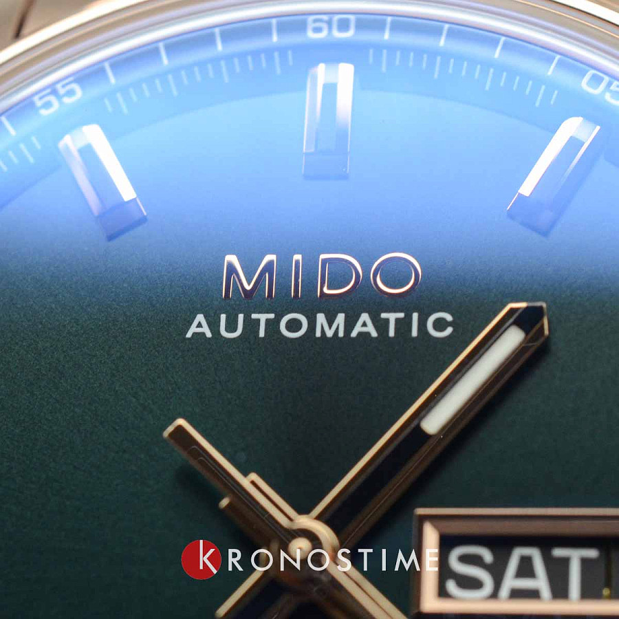Часы Mido Commander Datoday M021.430.33.091.00 — мужские, золотистый