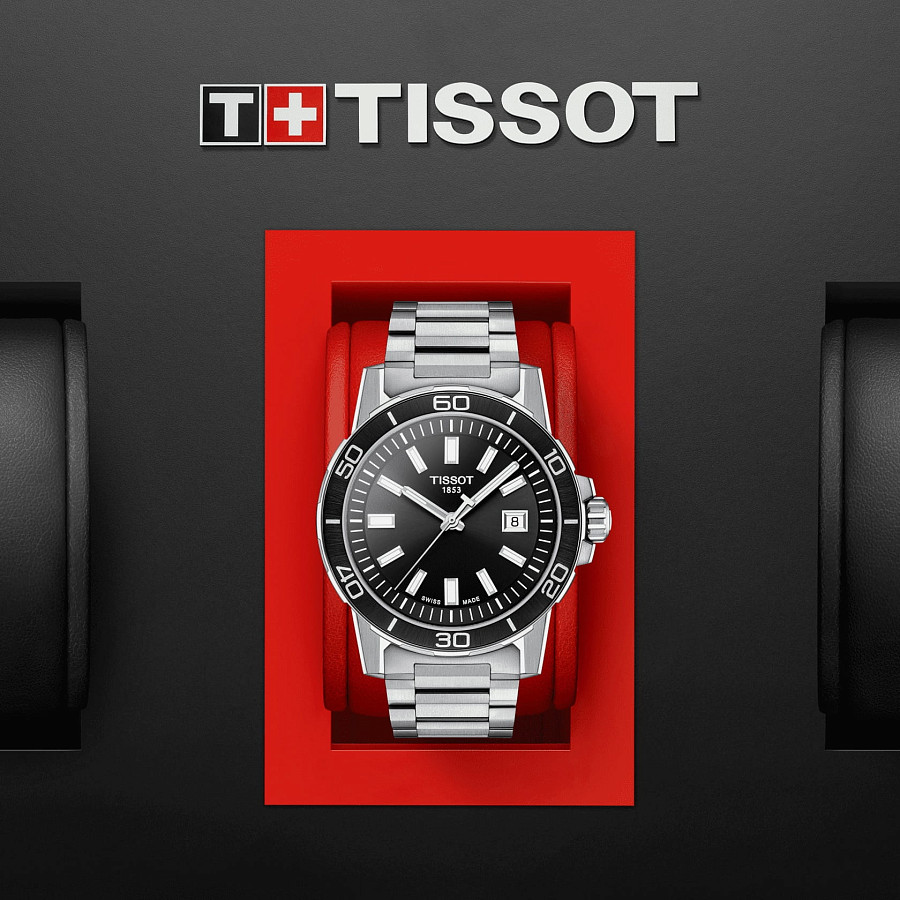 Часы Tissot Supersport Gent T125.610.11.051.00 — Швейцария, кварцевые