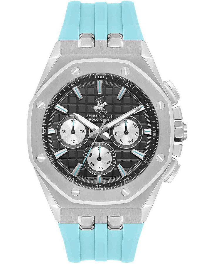 Часы Beverly Hills Polo Club Quartz BP3624X.350 — мужские, серый