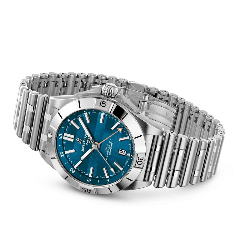 Часы Breitling Chronomat Automatic GMT 40 A323981C1C1A1 — металл сталь, Швейцария