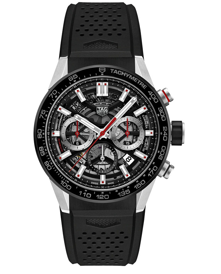 Часы TAG Heuer Carrera CBG2010.FT6143 — мужские, черный