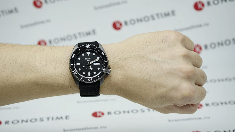 Часы Seiko 5 Sports SRPD65K2 — сталь металл, силикон