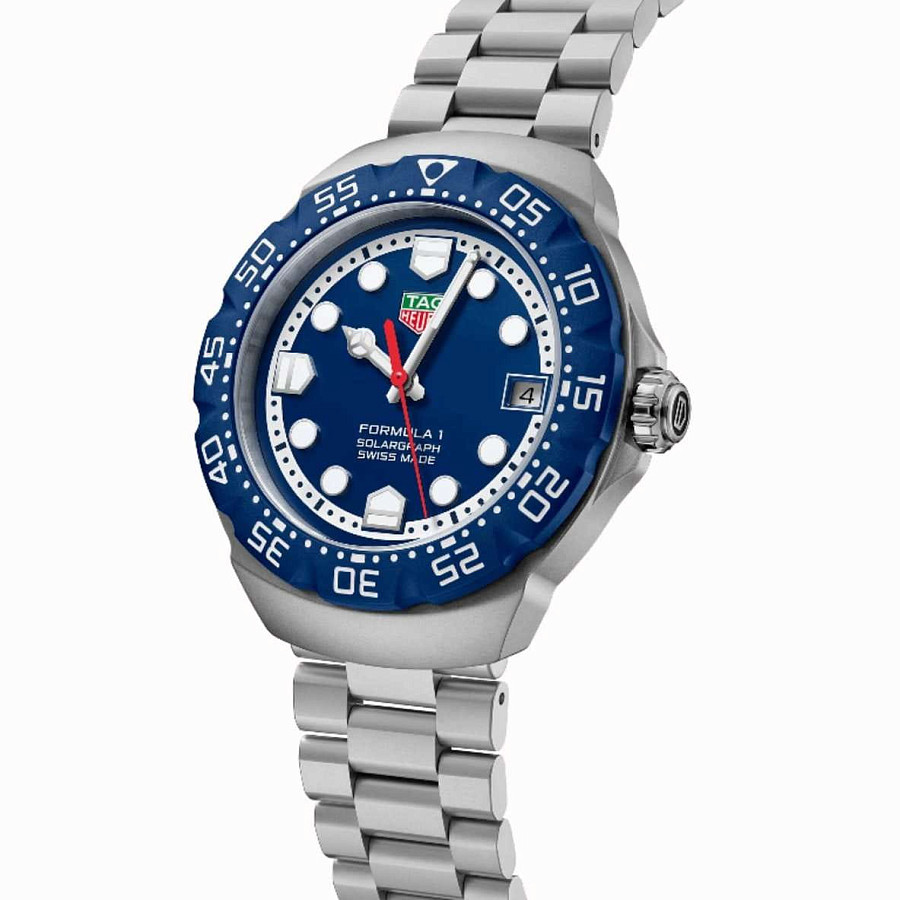 Часы TAG Heuer Formula 1 Solargraph WBY1112.BA0042 — кварцевые, металл сталь