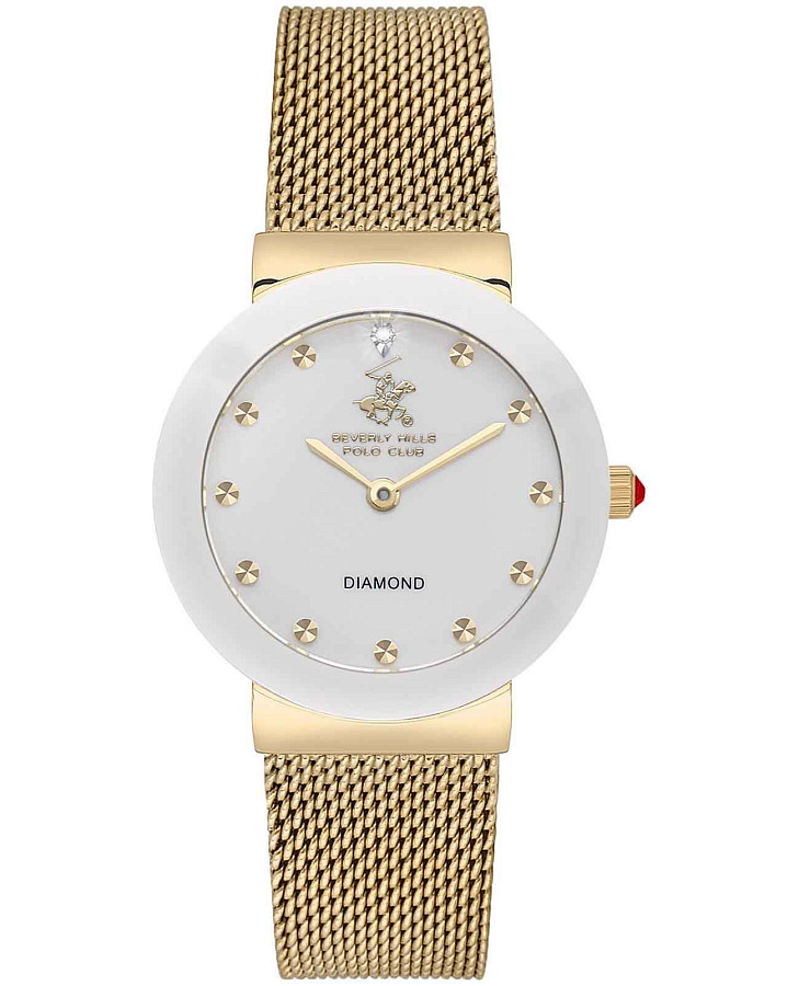 Часы Beverly Hills Polo Club Quartz BP3609X.130 — женские, белый