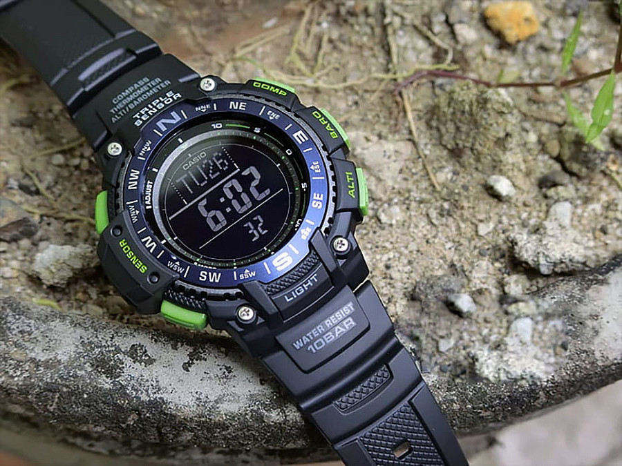Часы Casio Collection SGW-1000-2BER — артикул SGW-1000-2B