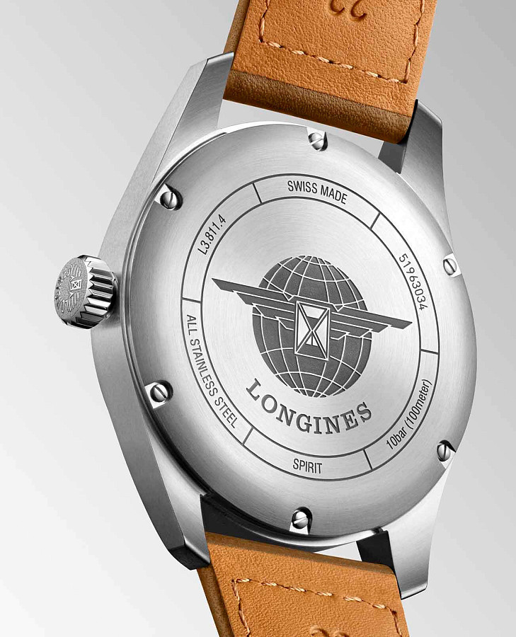 Часы Longines Spirit L3.811.4.73.2 — механические, сталь