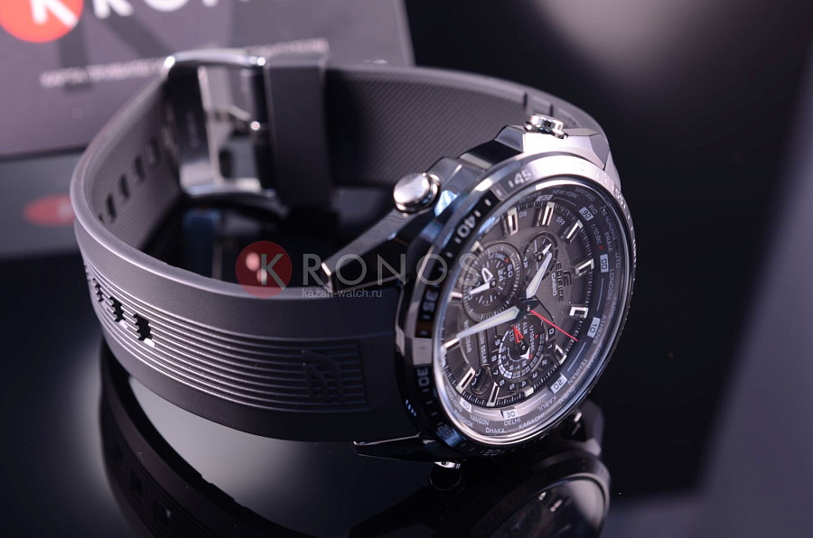 Часы Casio Edifice EQS-500C-1A1 — кварцевые, металл сталь