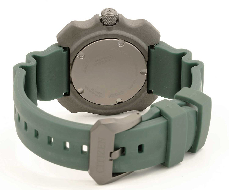 Часы Citizen Promaster BN0228-06W — мужские, полиуретан