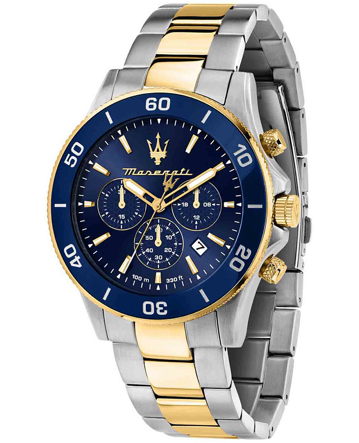 Часы Maserati Competizione Chronograph R8873600006 — мужские, синий