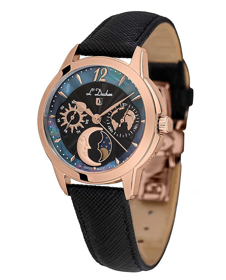 Часы L'Duchen Celeste D 857.41.31 — кварцевые, металл сталь