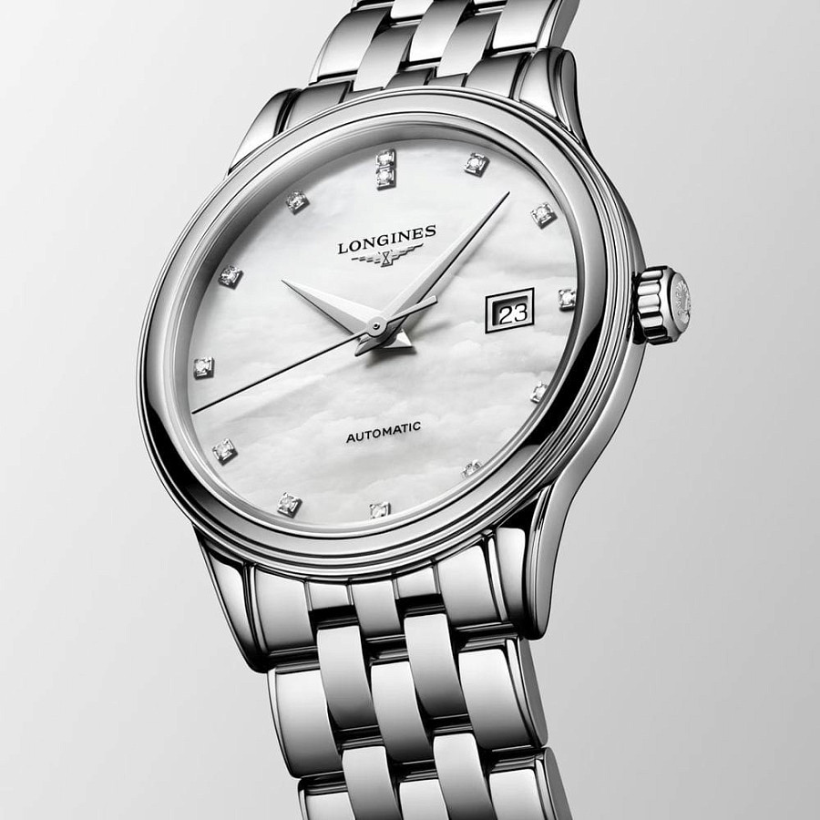 Часы Longines Flagship L4.374.4.88.6 — механические, металл сталь