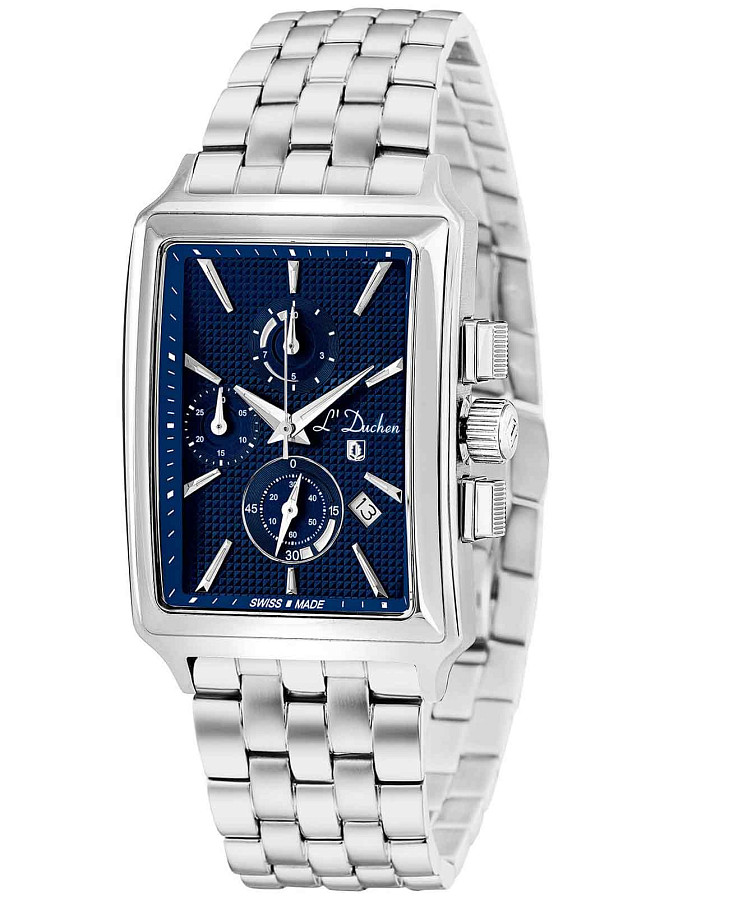 Часы L'Duchen Adventure Chrono D 612.10.37 — кварцевые, сталь металл
