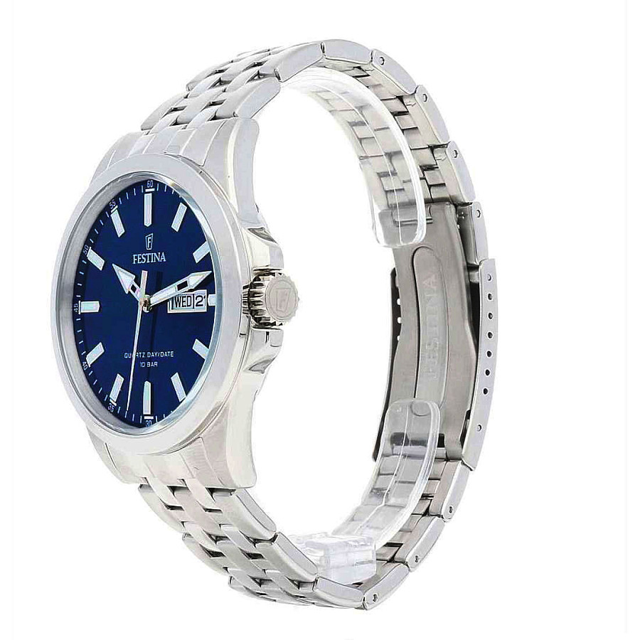 Часы Festina Classics F20357/3 — мужские, нержавеющая сталь 316l