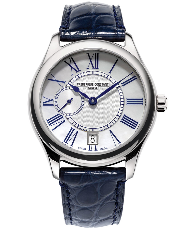 Часы Frederique Constant Ladies Automatic Small Seconds FC-318MPWN3B6 — женские, белый