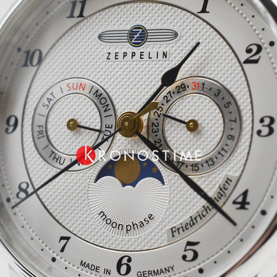 Часы Zeppelin Friedrichshafen ZEP-85361 — мужские, кожаный
