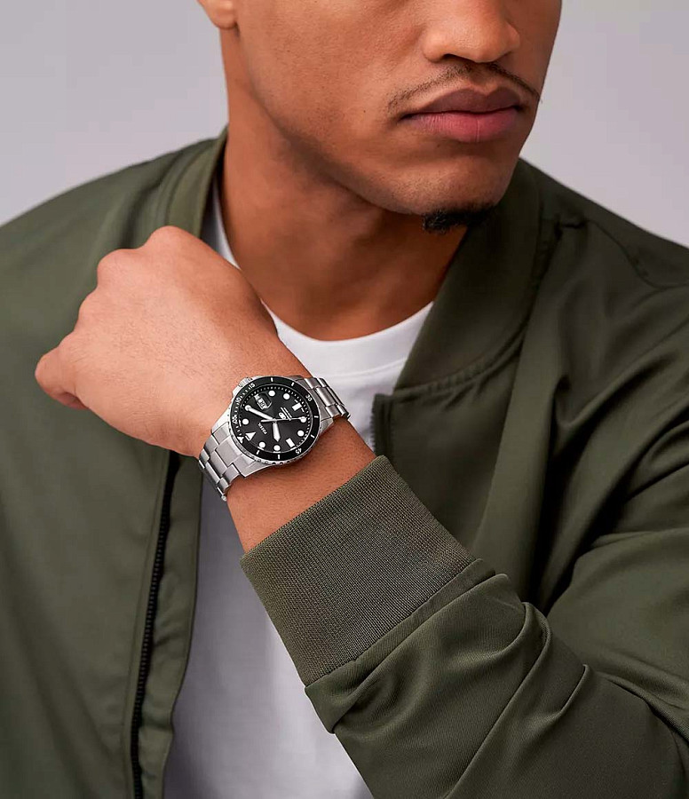 Часы Fossil Blue FS6032 — кварцевые, сталь металл