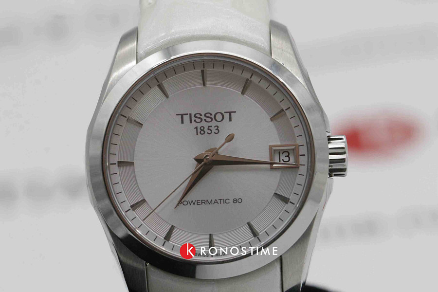 Часы Tissot Couturier Powermatic 80 Lady T035.207.16.031.00 — серебристый, сталь металл