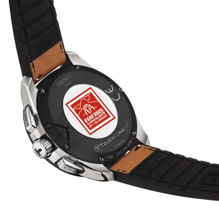 Часы Tissot T-Touch Connect Solar T121.420.47.051.09 — кожаный, мужские