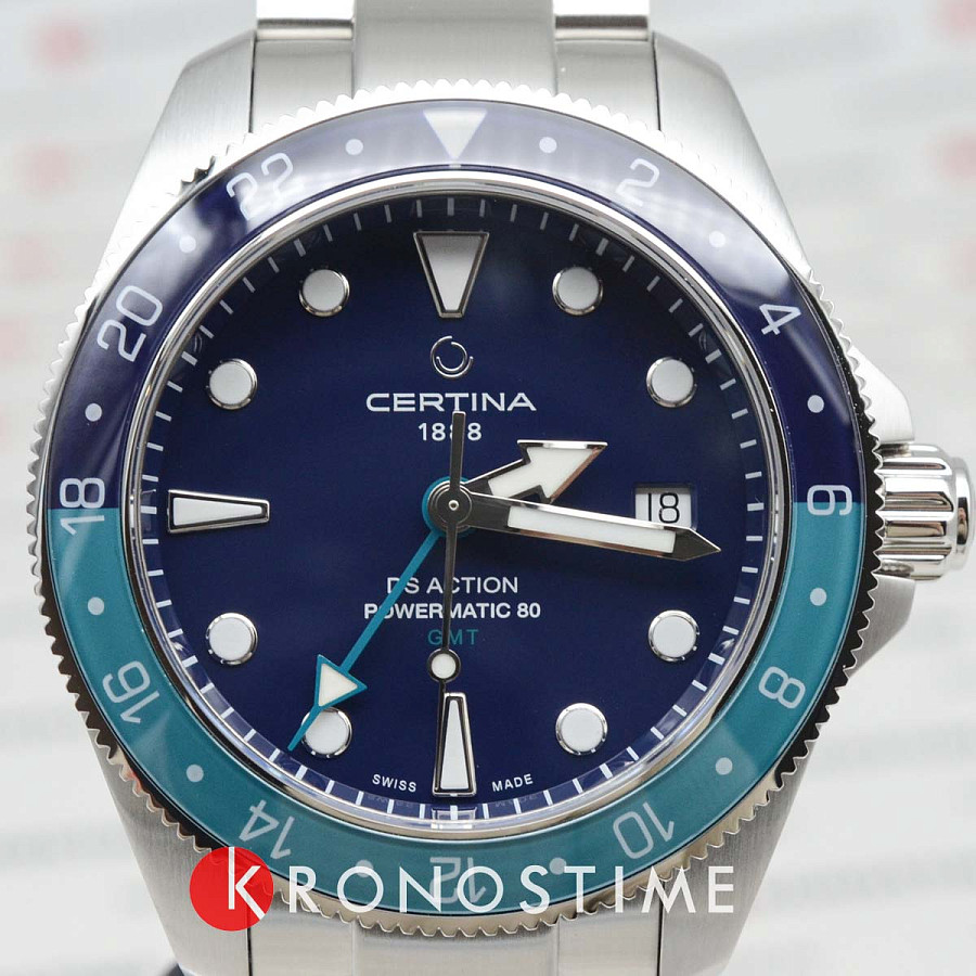 Часы Certina DS Action Gmt Powermatic 80 C032.929.11.041.01 — Швейцария, механические