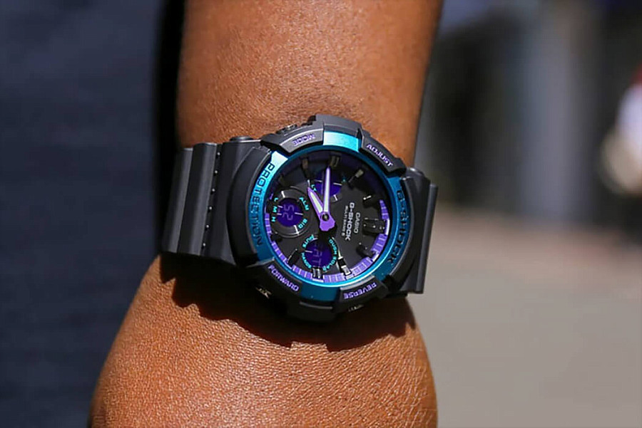 Часы Casio G-Shock GAW-100BL-1A — артикул GAW-100BL-1AER, мужские