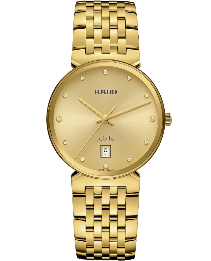 Часы Rado Florence Diamonds R48914713 — мужские, золотой