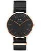 Шведские наручные часы Daniel Wellington Classic Black Cornwall DW00100148