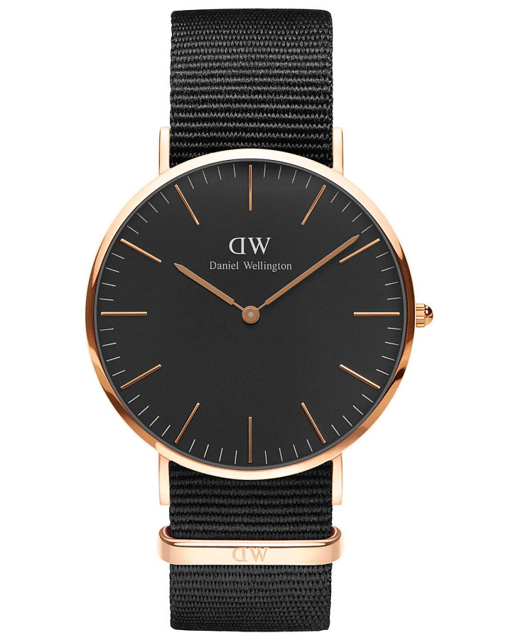 Часы Daniel Wellington Classic Black Cornwall DW00100148 — мужские, черный