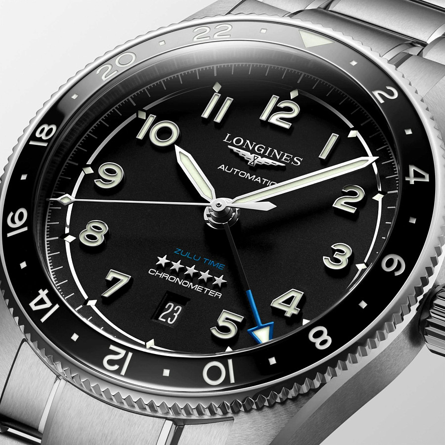 Часы Longines Spirit L3.812.4.53.6 — мужские, нержавеющая сталь