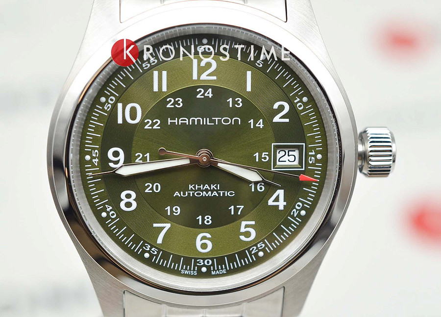 Часы Hamilton Khaki Field Auto H70455160 — сталь, Швейцария