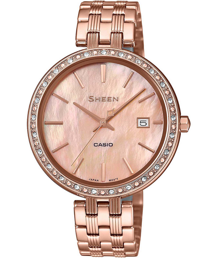 Часы Casio Sheen SHE-4052PG-4AUEF — женские, розовый