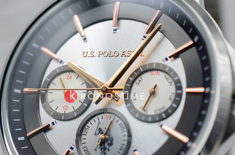 Часы U.S. Polo Assn. Crossing USPA1000B-01 — нержавеющая сталь, мужские