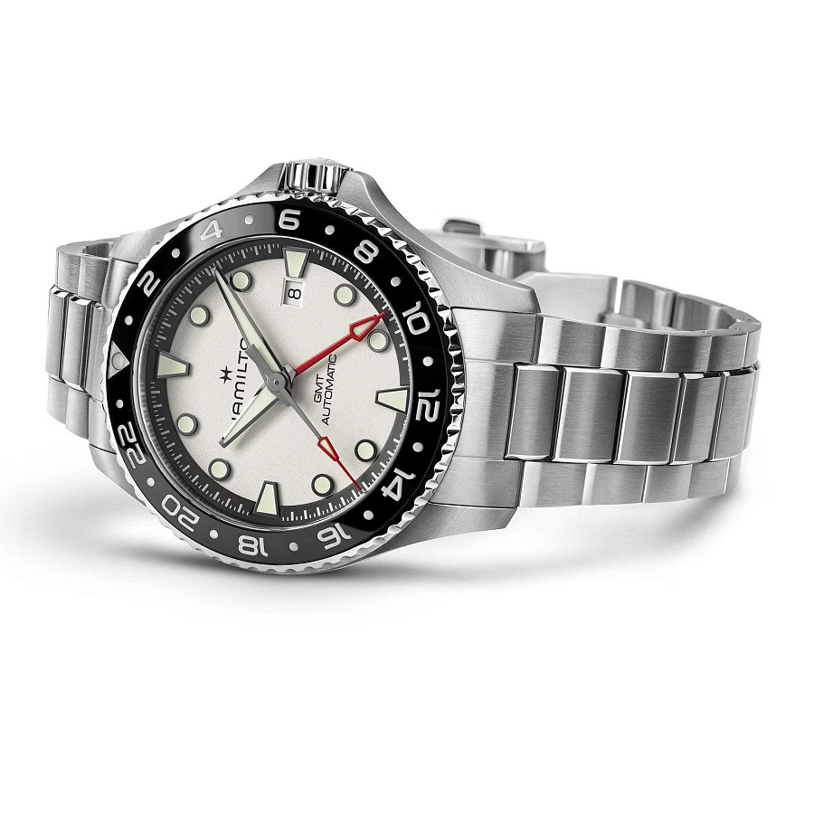 Часы Hamilton Khaki Navy Scuba Automatic GMT 43mm H82555150 — Швейцария, механические