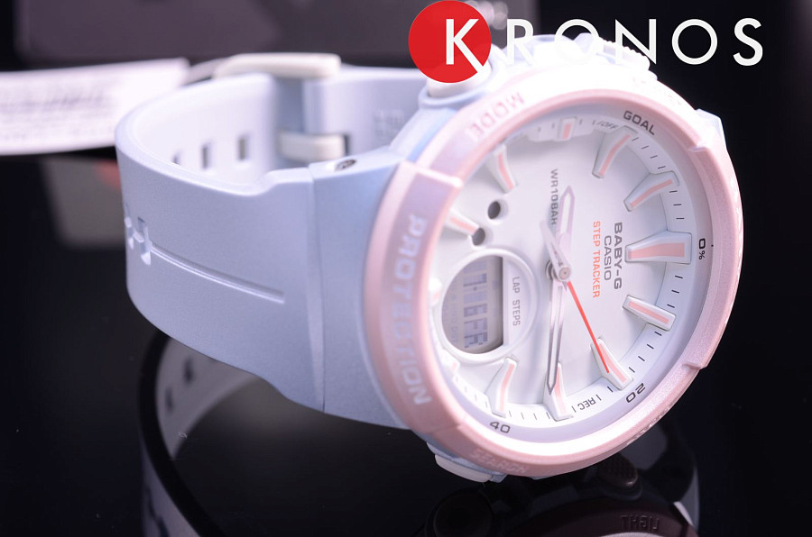 Часы Casio Baby-G BGS-100SC-2A — пластик, Япония