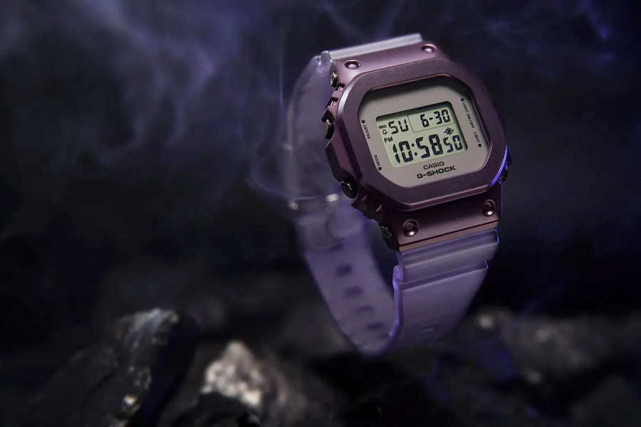 Часы Casio G-Shock GM-S5600MF-6DR (GM-S5600MF-6) — сталь металл пластик, полимер