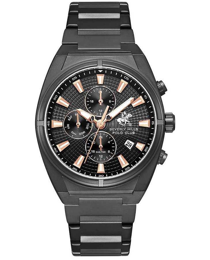 Часы Beverly Hills Polo Club BP3733X.651 — мужские, черный