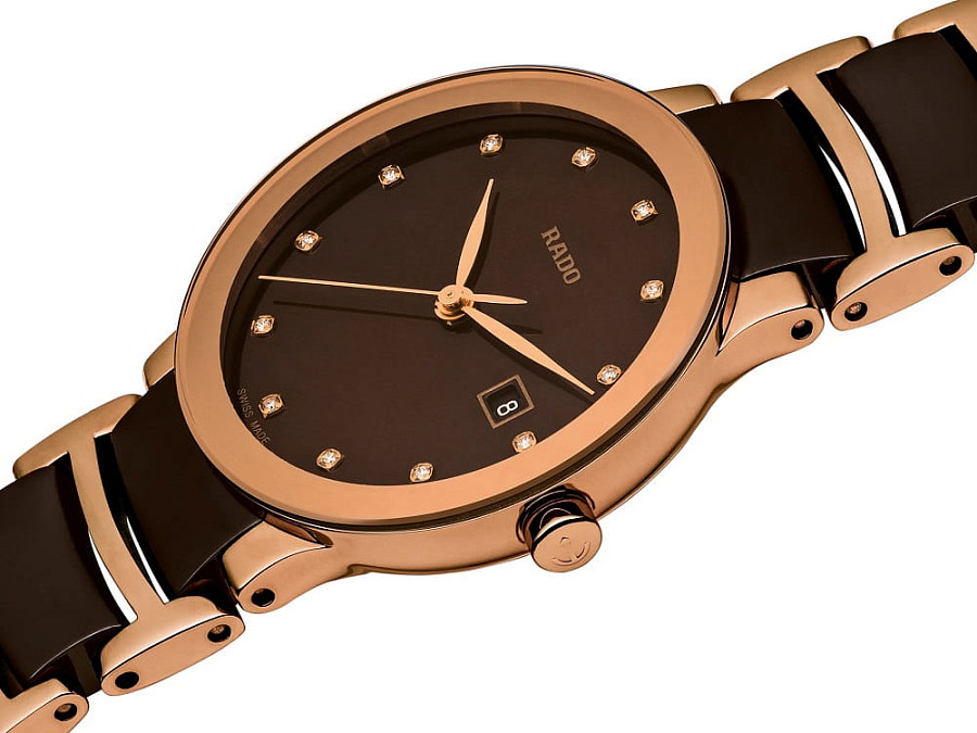 Часы Rado Centrix Automatic Diamonds R30555724 — металл сталь, Швейцария