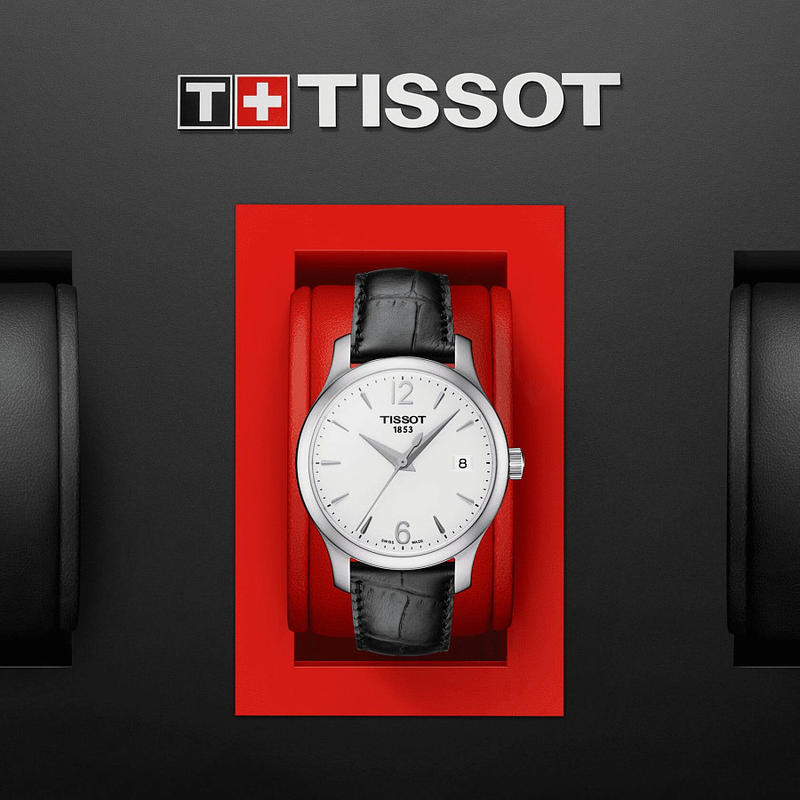 Часы Tissot Tradition Lady T063.210.16.037.00 — сталь металл, Швейцария