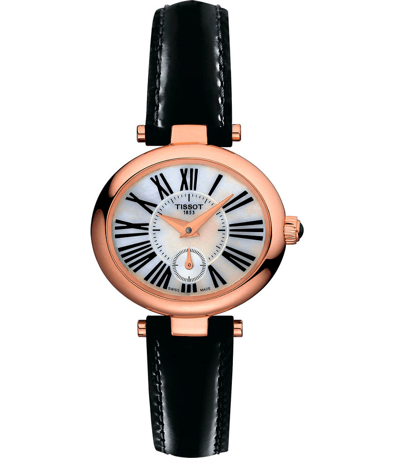Часы Tissot Glamorous Lady 18K Gold T917.310.76.113.01 — женские, перламутровый